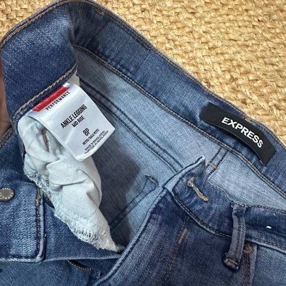 Petite Express Performance Ankle Denim Jeans - Picture 2 of 3